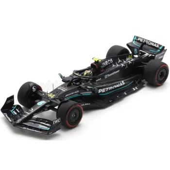   Spark - MERCEDES GP F1 W14 TEAM MERCEDES-AMG PETRONAS FORMULA ONE N 44 2nd SPAIN GP 2023 LEWIS HAMILTON MATT BLACK