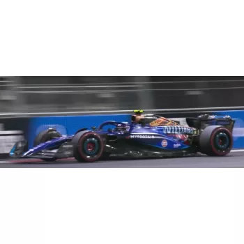   Spark - WILLIAMS F1  FW45 TEAM WILLIAMS RACING GULF N 2 LAS VEGAS USA GP 2023 LOGAN SARGEANT BLUE BLACK GOLD