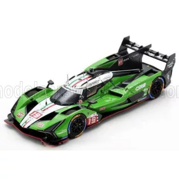   Spark - LAMBORGHINI SC63 3.8L V8 TURBO TEAM LAMBORGHINI IRON LYNX N 19 24h LE MANS 2024 ROMAIN GROSJEAN - MATTEO CAIROLI - ANDREA CALDARELLI GREEN WHITE BLACK