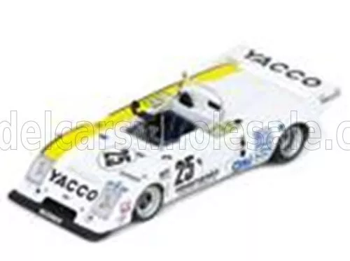 Spark - CHEVRON B36 2.0L S4 TEAM ROC SOCIETE YACCO N 25 24h LE MANS 1980 BRUNO SOTTY - DOMINIQUE LAURENT - PHILIPPE HESNAULT WHITE YELLOW