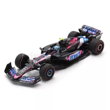   Spark - ALPINE F1  A524 TEAM BWT ALPINE N 10 BAHRAIN GP 2024 PIERRE GASLY BLACK BLUE PINK