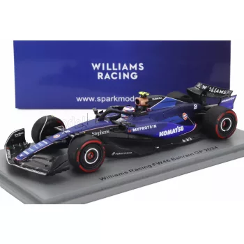   Spark - WILLIAMS F1  FW46 TEAM WILLIAMS RACING N 2 BAHRAIN GP 2024 LOGAN SARGEANT 2 TONE BLUE
