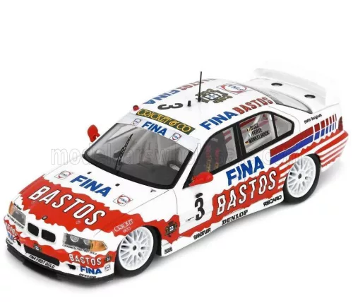 Spark - BMW 3-SERIES 318iS TEAM BMW FINA BASTOS N 3 2nd 24h SPA 1994 JOACHIM WINKELHOCK - MARC DUEZ - ALAIN FERTE RED WHITE