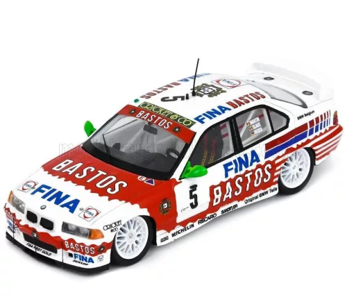 Spark - BMW 3-SERIES 318iS TEAM BMW FINA BASTOS N 5 3rd 24h SPA 1994 JEAM MICHEL MARTIN - PATRICK SLAUS - ALTFRID HEGER RED WHITE