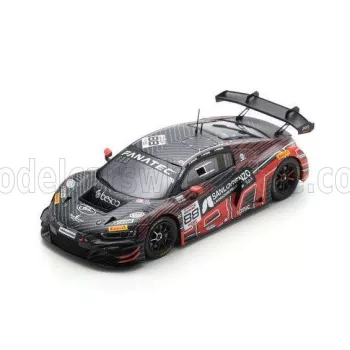   Spark - AUDI R8 LMS GT3 EVO II 5.2L V10 TEAM TRESOR ATTEMPTO RACING N 88 24h SPA 2024 LEONARDO MONCINI - LORENZO PATRESE - LORENZO FERRARI - GLENN VAN BERLO GREY RED