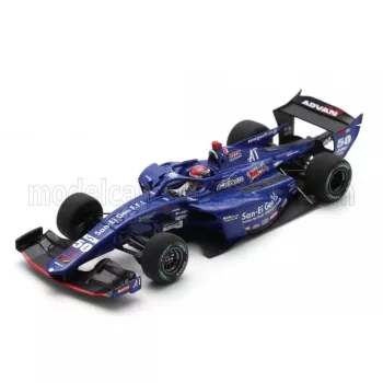   Spark - DALLARA SF23 HR-417-E M-TEC TEAM B-MAX RACING N 50 SUPER FORMULA SEASON 2024 IORI KUMURA BLUE BLACK