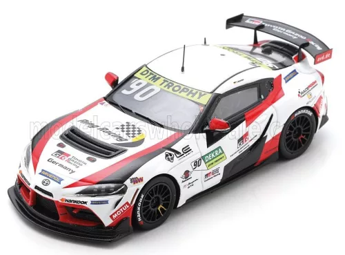 Spark - TOYOTA SUPRA GR GT4 TEAM TOYOTA GAZOO RACING N 90 EUROPE CHAMPION DTM TROPHY 2022 TIM HEINEMANN WHITE RED BLACK