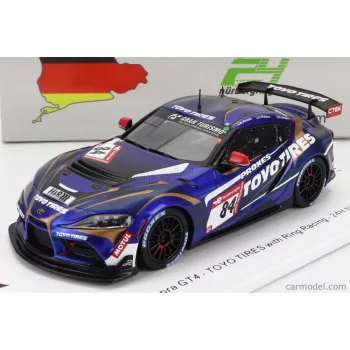   Spark-Model - Toyota Supra Gr Team Toyo Tires N 84 24H Nurburgring 2022 L.D.Arnold - J.Waldow - T.Vazques Garcia Blue Met Black