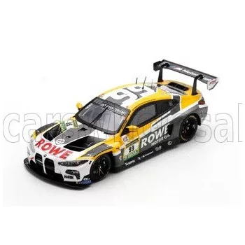   Spark - BMW 4-SERIES M4 GT3 TEAM ROWE RACING N 99 24h NURBURGRING 2024 R.FRIJNS - S.VAN DER LINDE - D.VANTHOOR - A.FARFUS GREY YELLOW WHITE