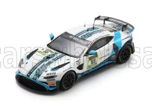 Spark - ASTON MARTIN VANTAGE AMR GT3 TEAM DORR MOTORSPORT N 169 24h NURBURGRING 2024 O.SANDBERG - A.WENISCH - M.FUNKE - P.DORR WHITE BLUE BLACK