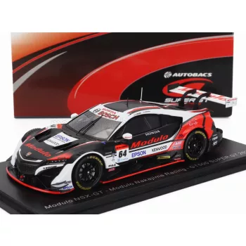   Spark - HONDA NSX-GT TEAM MODULO NAKAJIMA RACING N 64 GT500 CLASS SUPER GT 2021 TAKUYA IZAWA - HIROKI OTSU BLACK WHITE RED