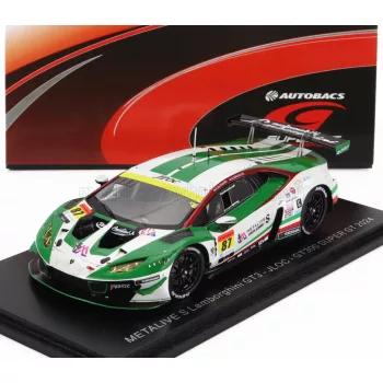   Spark - LAMBORGHINI LAMBORGHINI GT3 TEAM JLOC N 87 GT300 CLASS SUPER GT 2024 KOSUKE MATSUURA - NATSU SAKAGUCHI GREEN WHITE