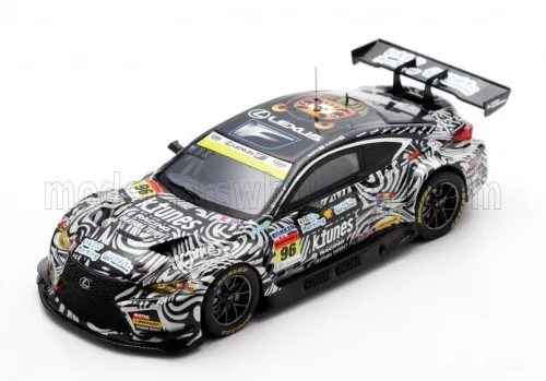 Spark - LEXUS RC F GT3 TEAM K-TUNES RACING N 96 GT300 CLASS SUPER GT 2024 MORIO NITTA - SHINICHI TAKAGI BLACK WHITE