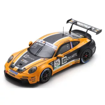   Spark - PORSCHE 911 992 GT3 CUP N 25 PORSCHE CARRERA CUP ITALY CHAMPION 2023 LARRY TEN VOORDE ORANGE BLACK