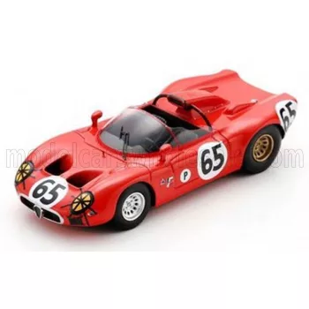   Spark - ALFA ROMEO 33 SPIDER TEAM AUTODELTA N 65 12h SEBRING 1967 A.DE ADAMICH - T.ZECCOLI RED