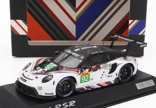 Spark - PORSCHE 911 991-2 RSR-19 GOODBYE TEAM PORSCHE GT N 92 8h BAHRAIN WEC 2022 K.ESTRE - M.CHRISTENSEN WHITE BLACK