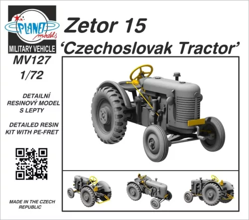 Special Hobby - Zetor 15 Czechoslovak Tractor