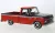 Sun Star - Ford F-100 Custom Cab Pickup, rot/schwarz, 1965, 1:18