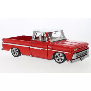   Sun Star - Chevrolet C-10 Stepside Pick Up Low Rider, rot, 1965, 1:18
