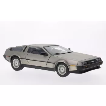 Sun Star - DeLorean DMC 12, silber, 1981, 1:18