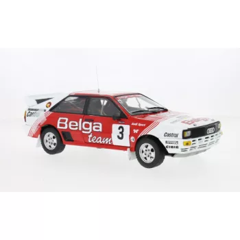   Sun Star - Audi quattro A1 Lotto Haspengouwrally 1983 #3 M.Duez/W.Lux 1:18