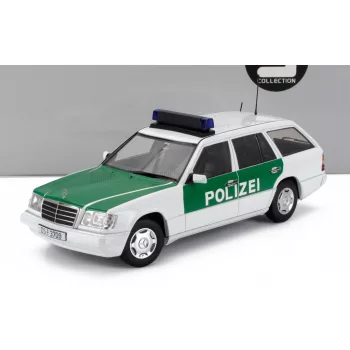   TRIPLE9 - MERCEDES BENZ E-CLASS (S124) T-MODEL SW STATION WAGON POLIZEI 1995 WHITE GREEN