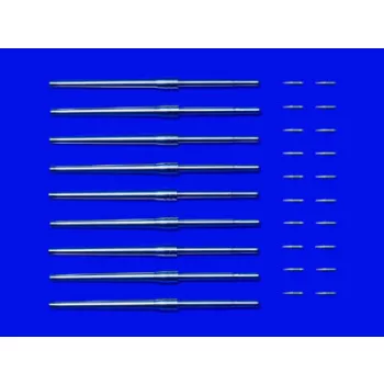 Tamiya - 1:350 Metal 46cm Gun Barrels and Projectiles