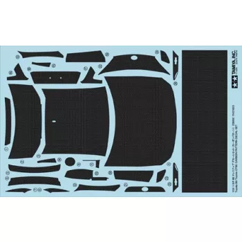 Tamiya - Toyota 86 Dress-Up Decal Set (Carbon Pattern)