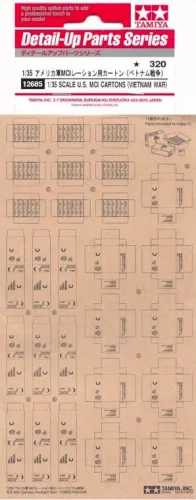 Tamiya - MCI Verpflegungskarton (9x) Vietnam 1/35