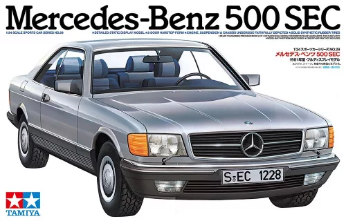 Tamiya - 1:24 Mercedes-Benz 500 SEC - New decals