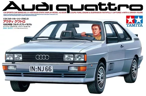 Tamiya - 1:24 Audi Quattro - 1 figure