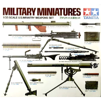 Tamiya - U.S. Infantry Weapons Set Kit - Ca221