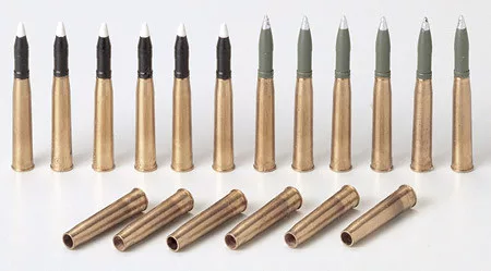Tamiya - Pz.Kpfw. IV Brass 75mm Projectiles (75mm KwK 40L/48)