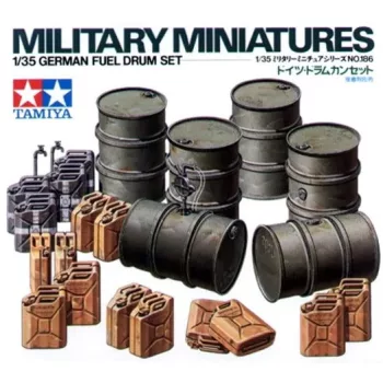 Tamiya - German Fuel Drum Set