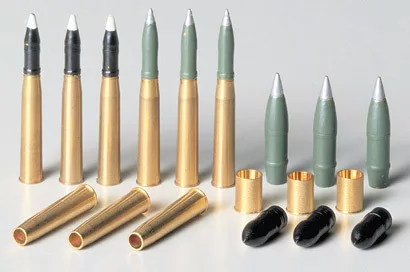 Tamiya - StuG III Brass 75mm  105mm Projectiles