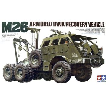 Tamiya - M26 Armored Tank Recovery Vehicle - 6 figures