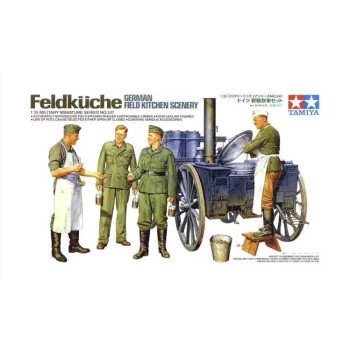 Tamiya - German Field Kitchen Scenery - 4 Figures