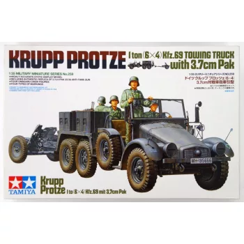 Tamiya - Krupp Towing Truck with 37mm Pak