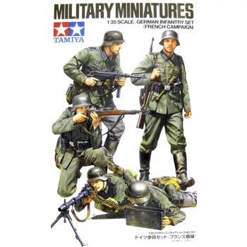 Tamiya - German Infantry Set - (French Campaign) - 5 figures