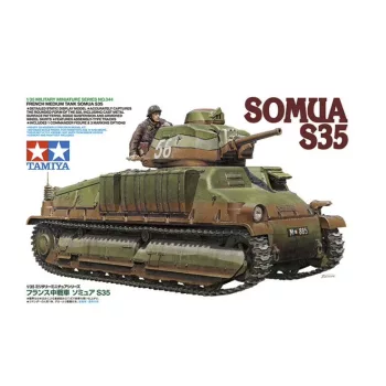 Tamiya - French Medium Tank Somua S35 - 1 figure
