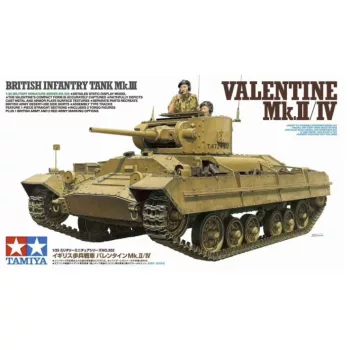   Tamiya - British Infantry Tank Mk.III Valentine Mk.II/IV - 2 figures