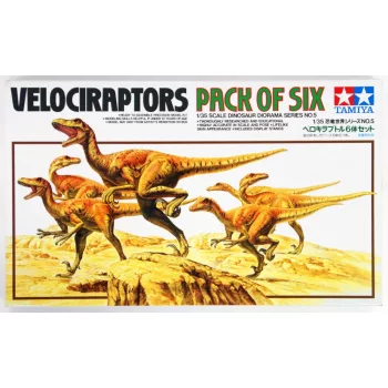 Tamiya - Velociraptors Diorama Pack Of Six