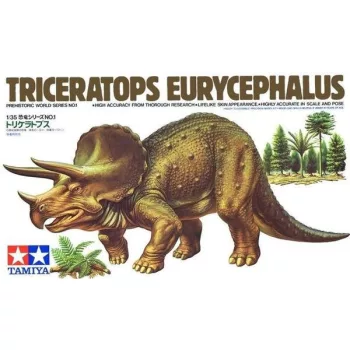   Tamiya - Triceratops Eurycephalus Prehistoric World Series NO.1