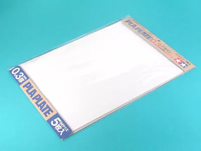 Tamiya - Kst-Platte 0,3mm (5) weiss 257*364
