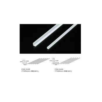 Tamiya - L-Profil 3x3mm (6) 400mm weiss