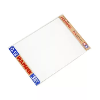 Tamiya - Kst-Platte 0,1mm (3) weiss 257x364mm