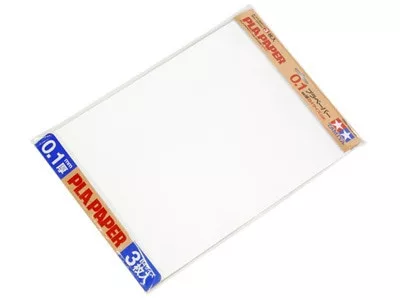 Tamiya - Kst-Platte 0,1mm (3) weiss 257x364mm