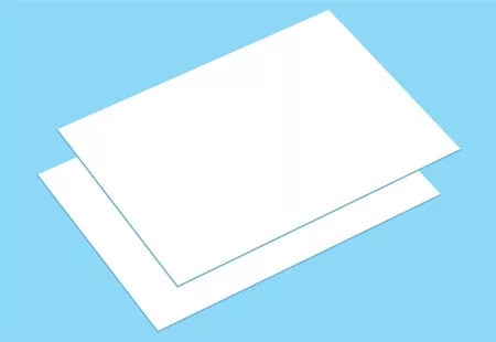 Tamiya - Kst-Platte weiss schrumpfbar (2) 125x176