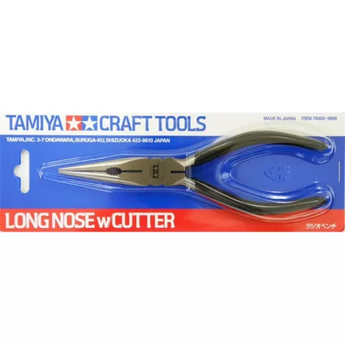 Tamiya - Long Nose pliers w/Cutter