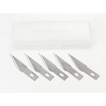   Tamiya - Modelerâ€™s Knife Pro Replacement Blade, Straight -5 pcs